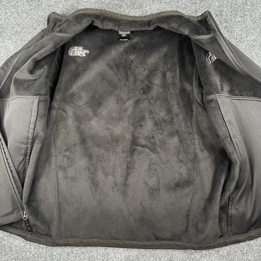 The North Face Men's Apex Softshell Jacket Black Full Zip Fleece Lined Size L